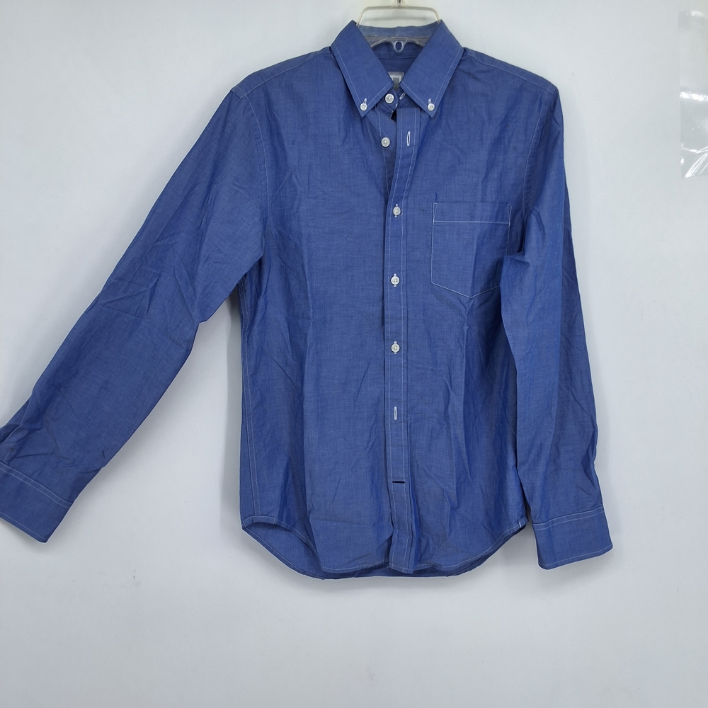 JCPenney Blue Casual Button Down Shirt with Long Sleeves